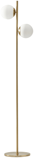 Sphere 65" Led Modern Tree Floor Lamp with Frosted Globes