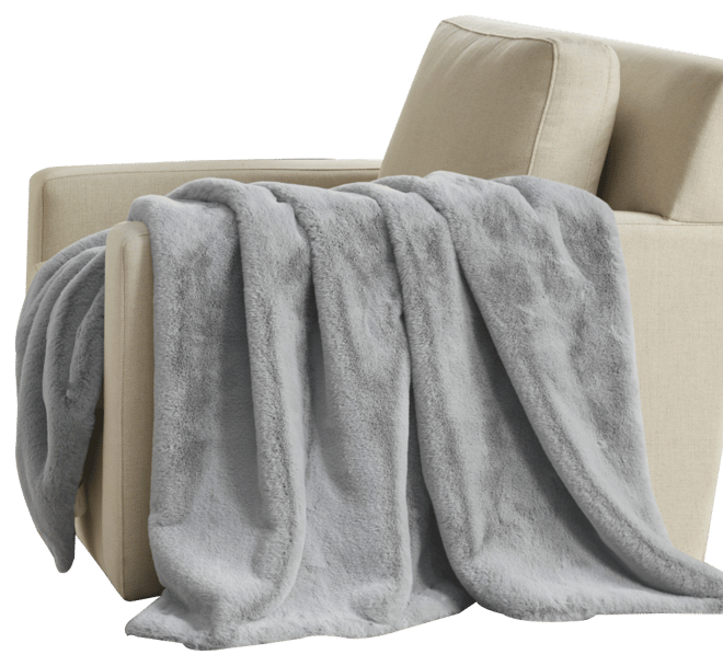 Bristol Premium Faux Fur Throw, 60" x 50"