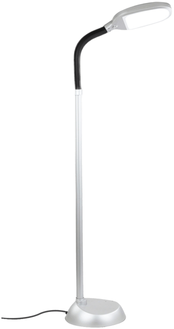 Litespan 53" Dimmable Led Reading Task Lamp with Height Adjustable Gooseneck Head