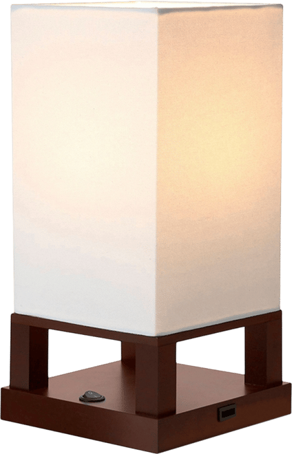 Maxwell Table Modern Led Nightstand Lamp with Usb Port (14"), Bulb Included