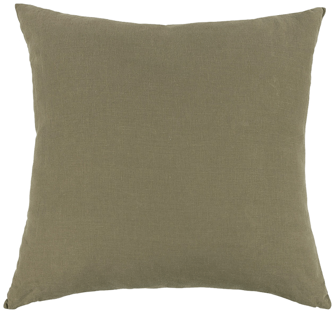 French Linen Decorative Throw Pillow