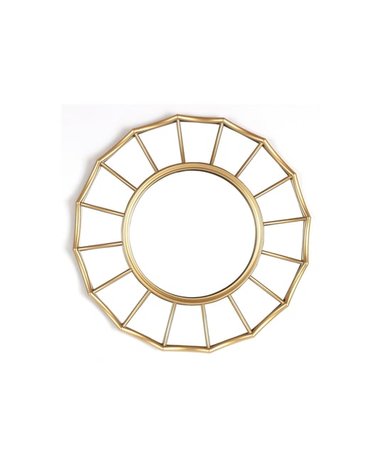 Round Framed Decorative Wall Mirror, 21" D