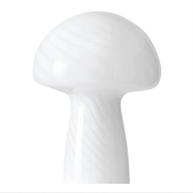 Mushroom Frosted Glass Led Table Lamp (13")