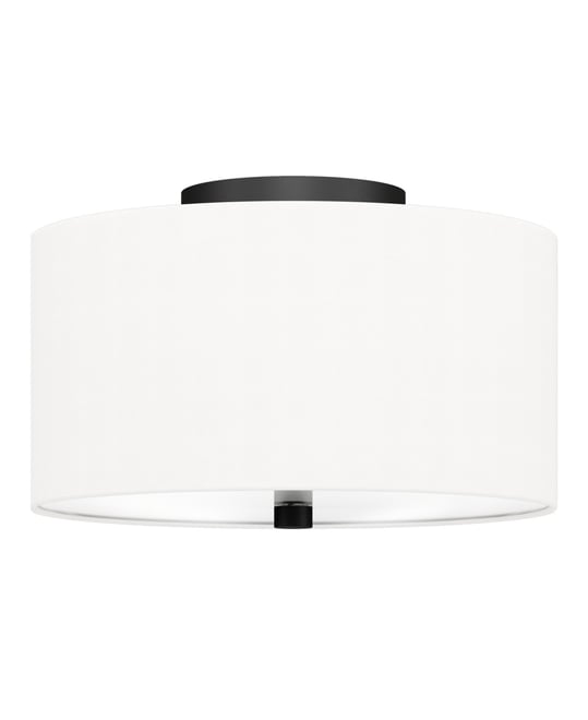 Ellis 12" Flush Mount with Fabric Shade