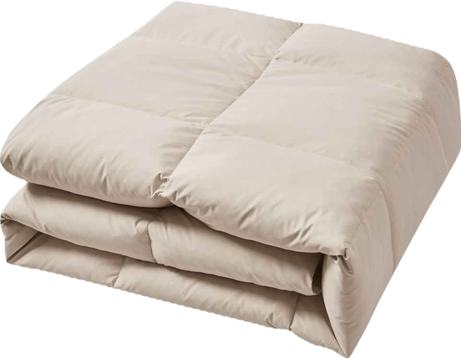 Microfiber Colored Feather & Down Comforter, King