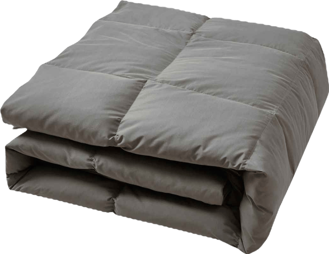 Microfiber Colored Feather & Down Comforter, King