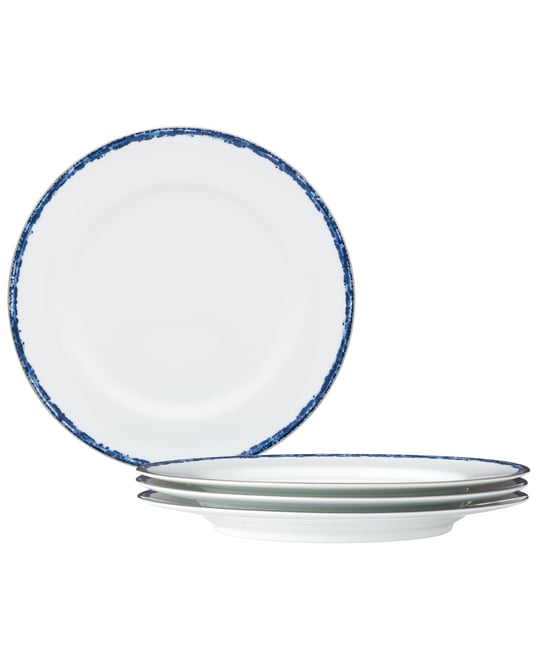 Rill Set of 4 Dinner Plates, Service for 4