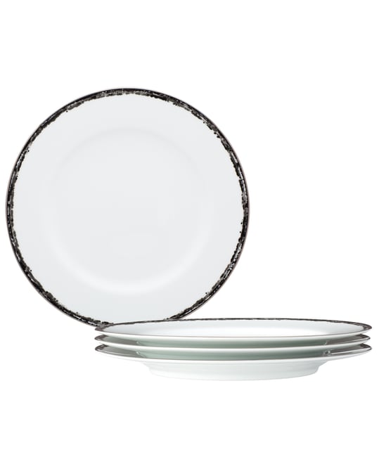 Rill Set of 4 Dinner Plates, Service for 4