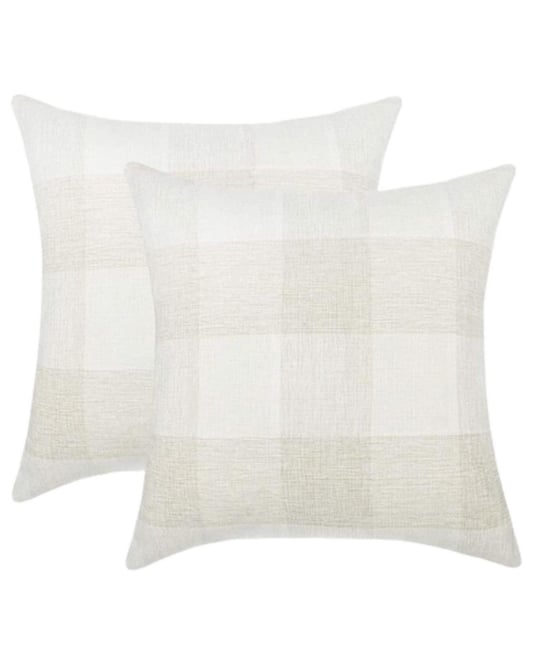 2 Pack Buffalo Plaid Throw Pillow Outdoor & Indoor Covers 16x16 inches