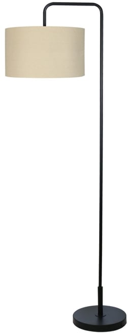 63" Metal Floor Lamp with Designer Shade