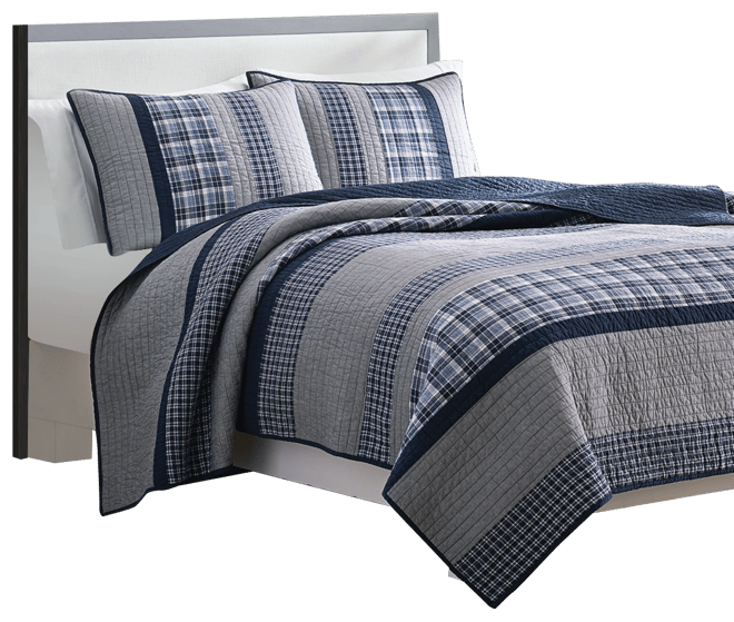 Adelson Cotton Woven Reversible Quilt, Twin