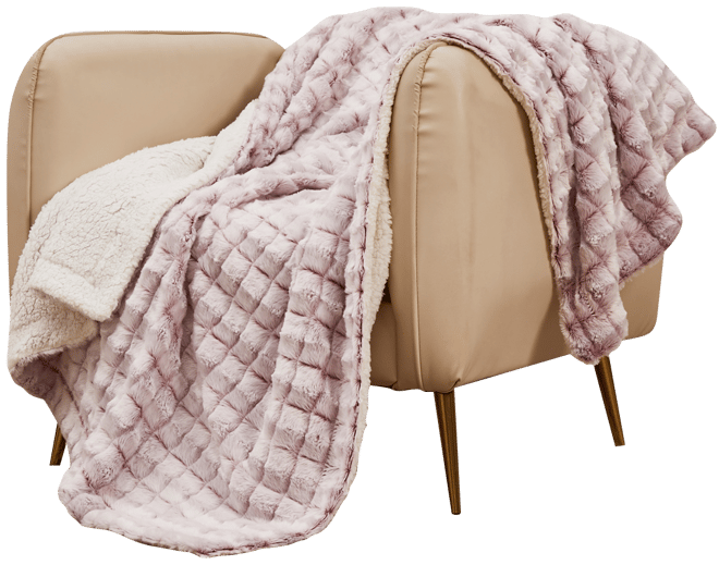 Macy's sherpa online blanket