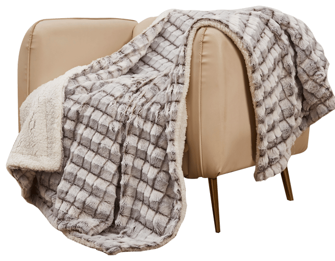 Reversible Micromink to Faux-Sherpa Tie-Dye Throw, 50" x 60", Exclusively at Macy's