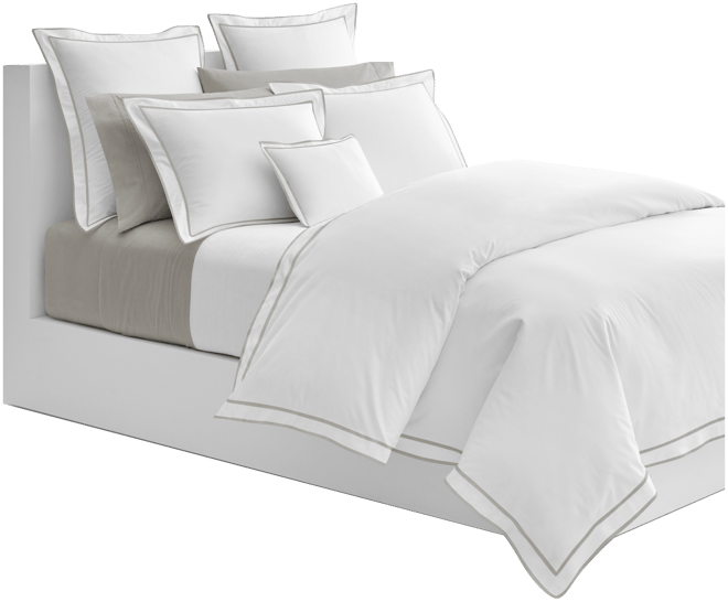 Spencer Sateen Border Duvet Cover, King