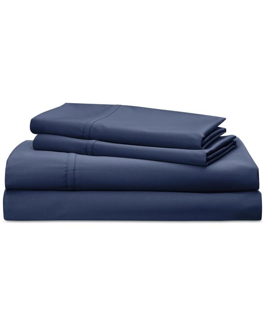 Spencer 475 Thread Count Cotton Sateen 4-Pc. Sheet Set, King