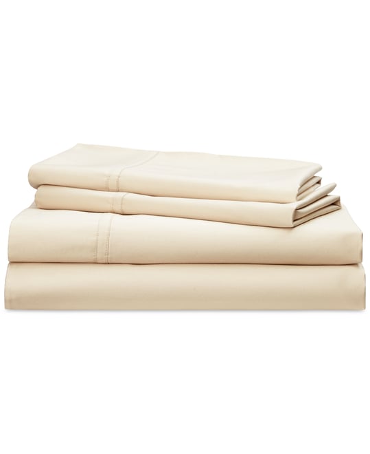 Spencer 475 Thread Count Cotton Sateen 4-Pc. Sheet Set, King