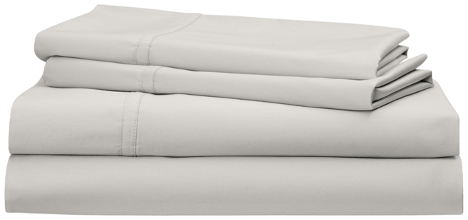 Spencer 475 Thread Count Cotton Sateen 4-Pc. Sheet Set, Queen