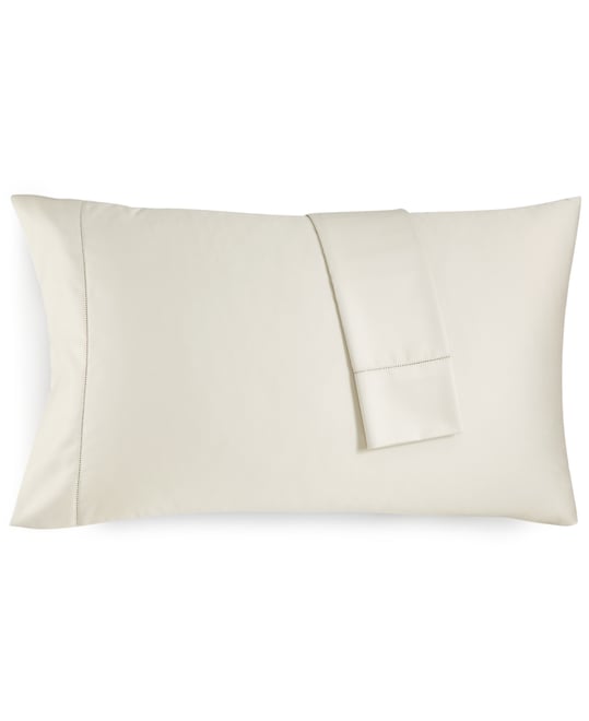 Solid 550 Thread Count 100% Cotton Pillowcase Pair, Standard, Exclusively at Macy's