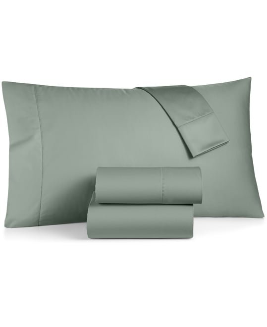 Solid 550 Thread Count 100% Cotton 4-Pc. Sheet Set, Full, Exclusively at Macy's
