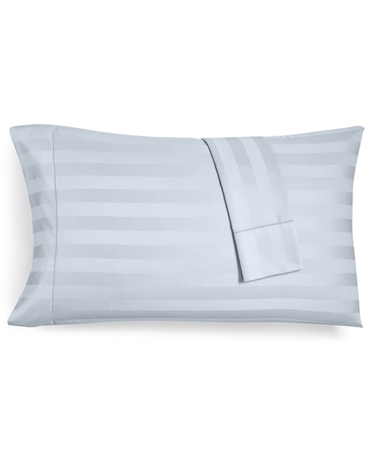 1.5" Stripe 550 Thread Count 100% Cotton Pillowcase Pair, Standard, Exclusively at Macy's