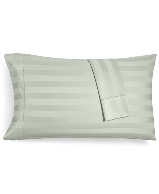 1.5" Stripe 550 Thread Count 100% Cotton Pillowcase Pair, Standard, Exclusively at Macy's