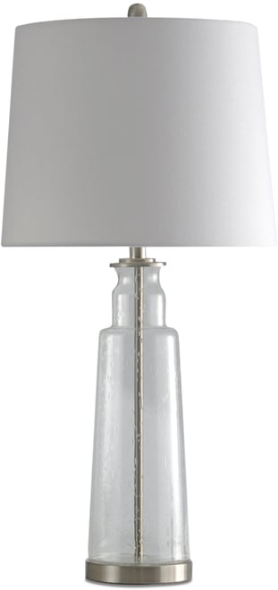 StyleCraft Kenley Seeded Glass Table Lamp