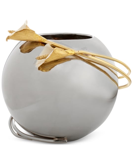 Calla Lily Rose Bowl Vase