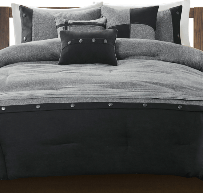 Boone Microsuede 7-Pc. Comforter Set, California King