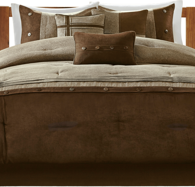 Boone Microsuede 7-Pc. Comforter Set, California King
