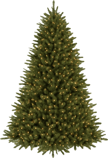 9' Dunhill Fir Full-Bodied & Hinged Tree With 900 Clear Lights