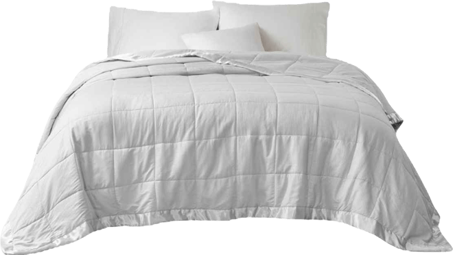 Cambria Oversized Down Alternative Satin Trim Blanket, King