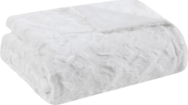 Zuri Faux-Fur Throw, 60" x 70"