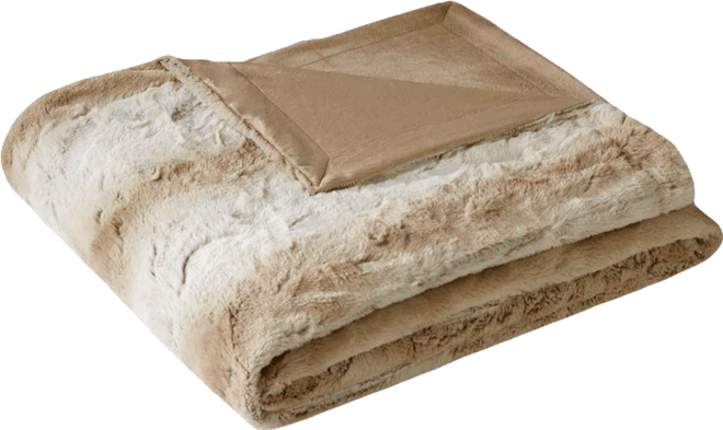 Zuri Faux-Fur Throw, 60" x 70"