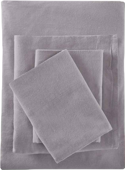 Novelty Printed Cotton Flannel 4-Pc. Sheet Set, King