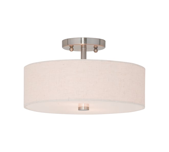 Meridian 2-Light Semi Flush Mount