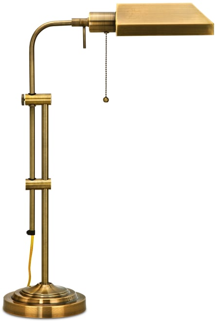 Pharmacy Table Lamp with Adjustable Pole