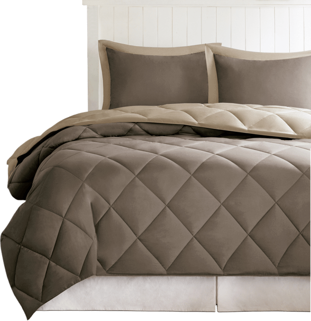 Essentials Larkspur Reversible 3-Pc. Comforter Set, King