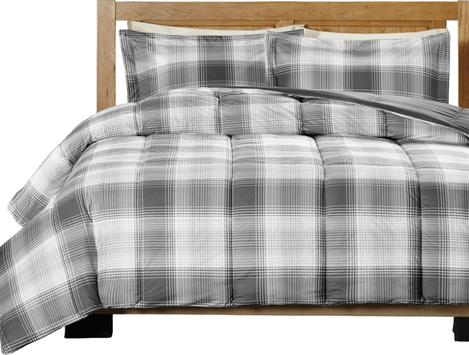Woodsman Reversible 3-Pc. Comforter Set, Full/Queen