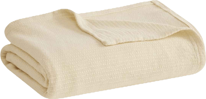 Freshspun Basketweave Cotton Blanket, King