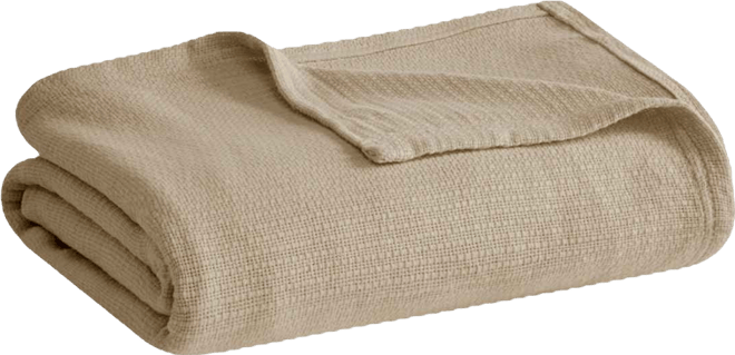 Freshspun Basketweave Cotton Blanket, King