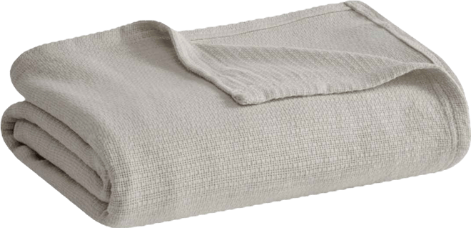 Freshspun Basketweave Cotton Blanket, King