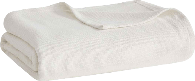 Freshspun Basketweave Cotton Blanket, King