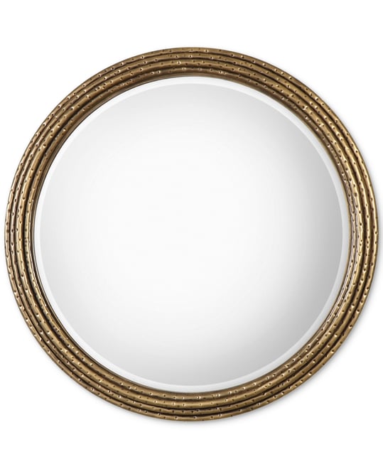 Spera Round Gold Mirror