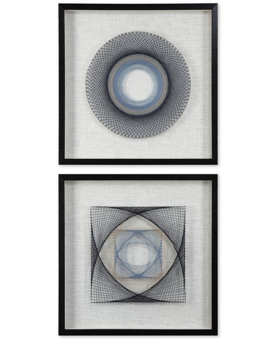 2-Pc. String Duet Geometric Wall Art Set
