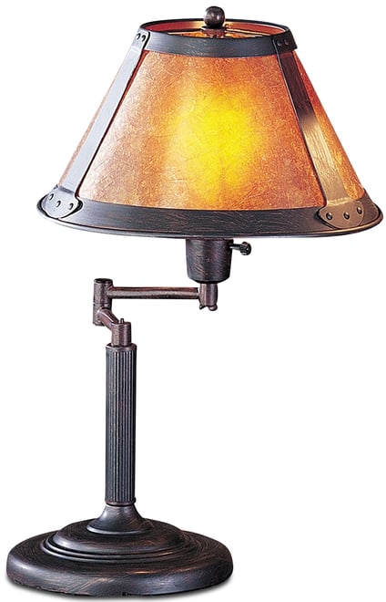 60W Swing Arm Mica Desk Lamp