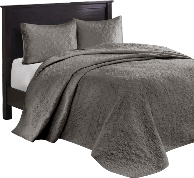 Quebec Quilted 3-Pc. Bedspread Set, Queen
