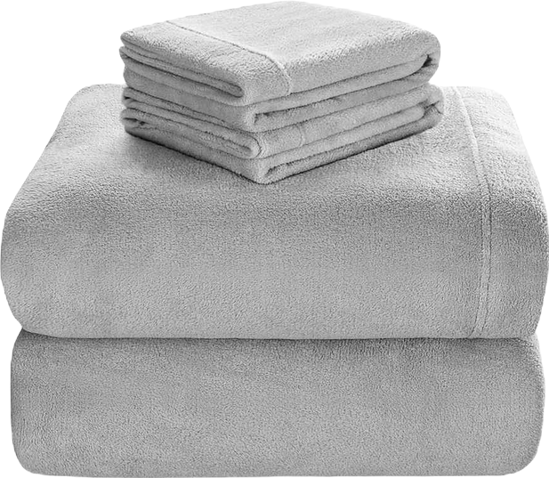 Soloft Plush Micro-Fleece 4-Pc. Sheet Set, Queen