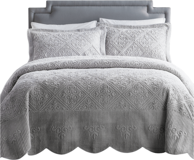 Westland Plush 3-Pc. Bedspread Set, King