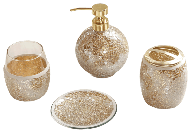 Mosaic 4-Pc. Bath Accessory Set