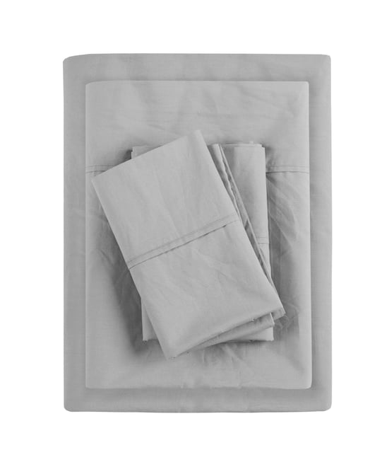 Peached Cotton Percale 4-Pc. Sheet Set, California King